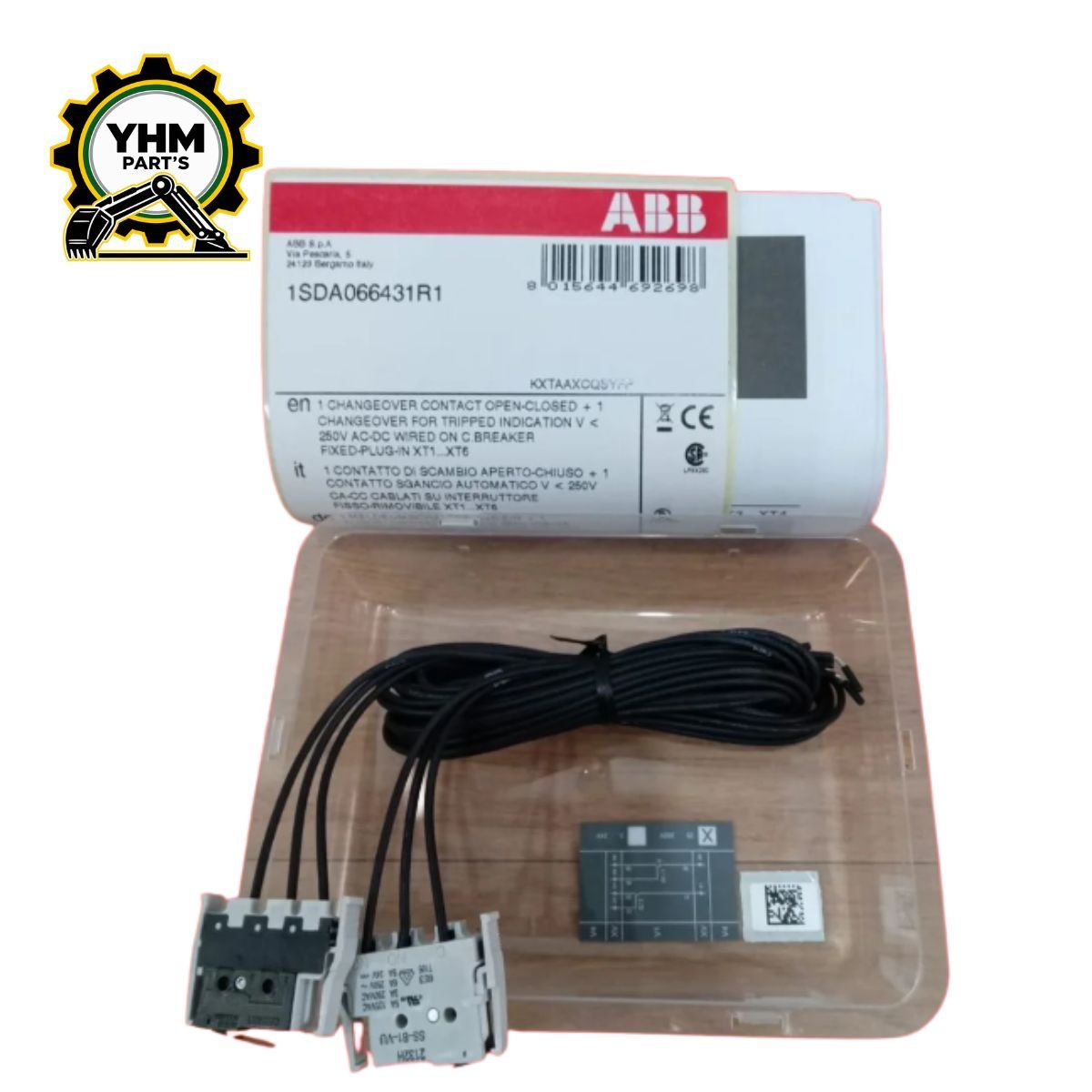 Contacto Auxiliar ABB para Breaker Tmax XT1-XT4 1NA+C 1 Contacto Auxiliar ABB para Breaker Tmax XT1-XT4 1NA+C